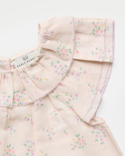 Early SundayEarly Sunday Girls Lola Blouse - Painted Bouquet PrintBabysupermarket