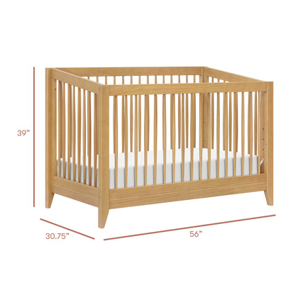 Babyletto Sprout 4-in-1 Convertible Crib with Toddler Bed Conversion Kit