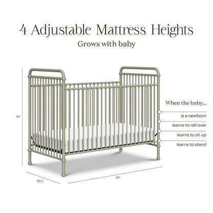 Namesake Abigail 3-in-1 Iron Convertible Crib