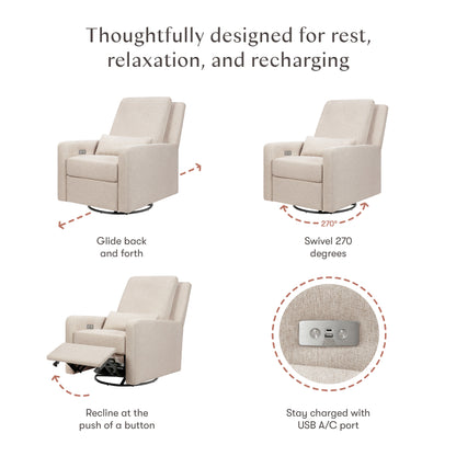 Babyletto Sigi Electronic Recliner and Glider with USB Port