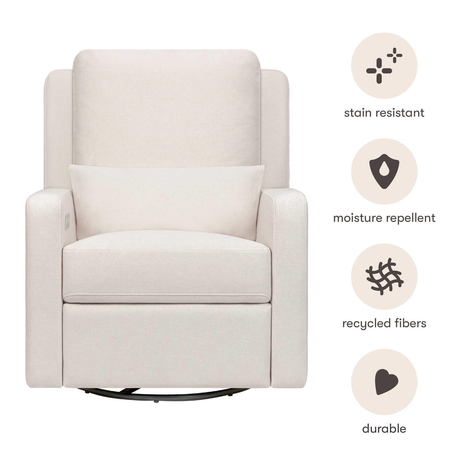 Babyletto Sigi Electronic Recliner and Glider with USB Port