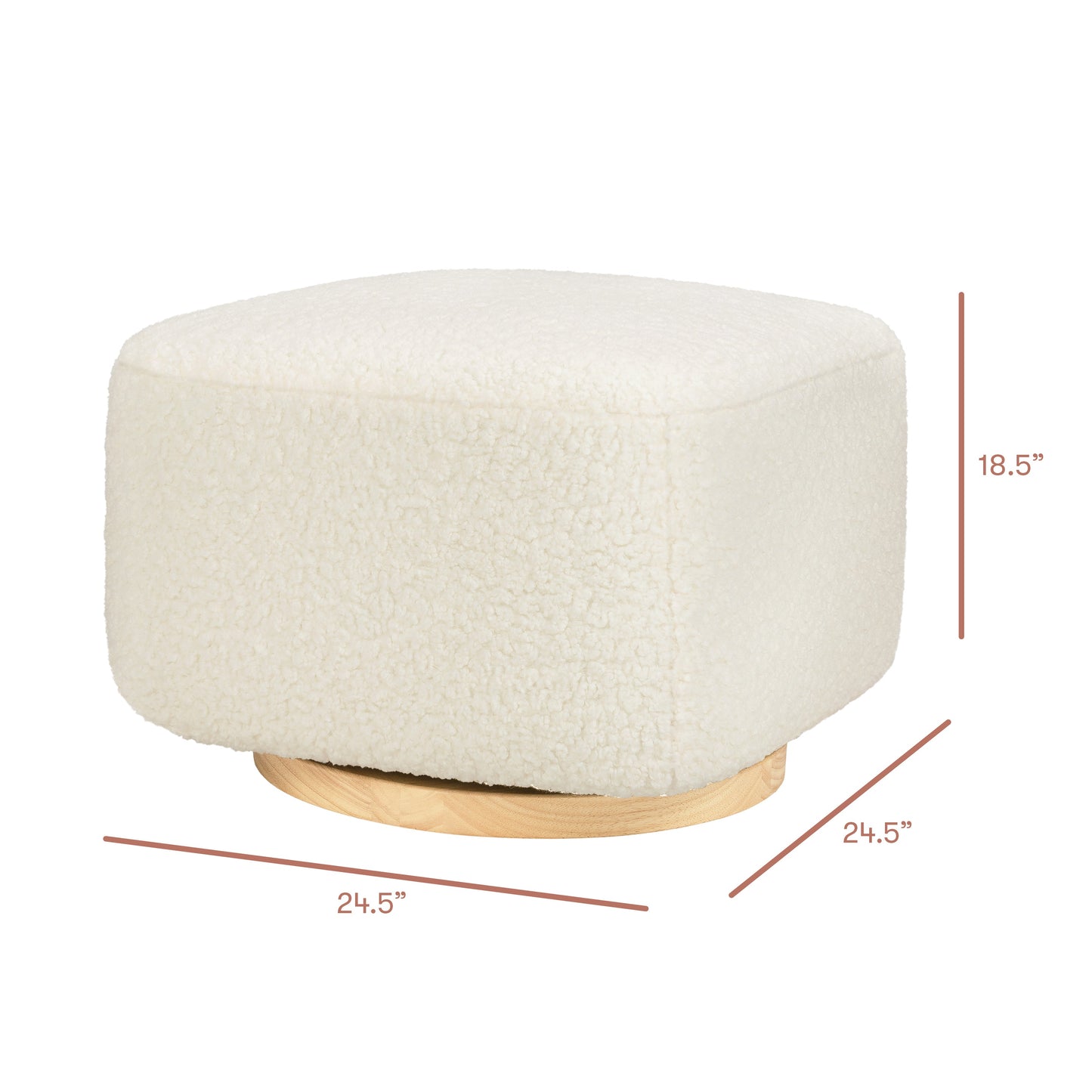 Babyletto Kiwi Gliding Ottoman