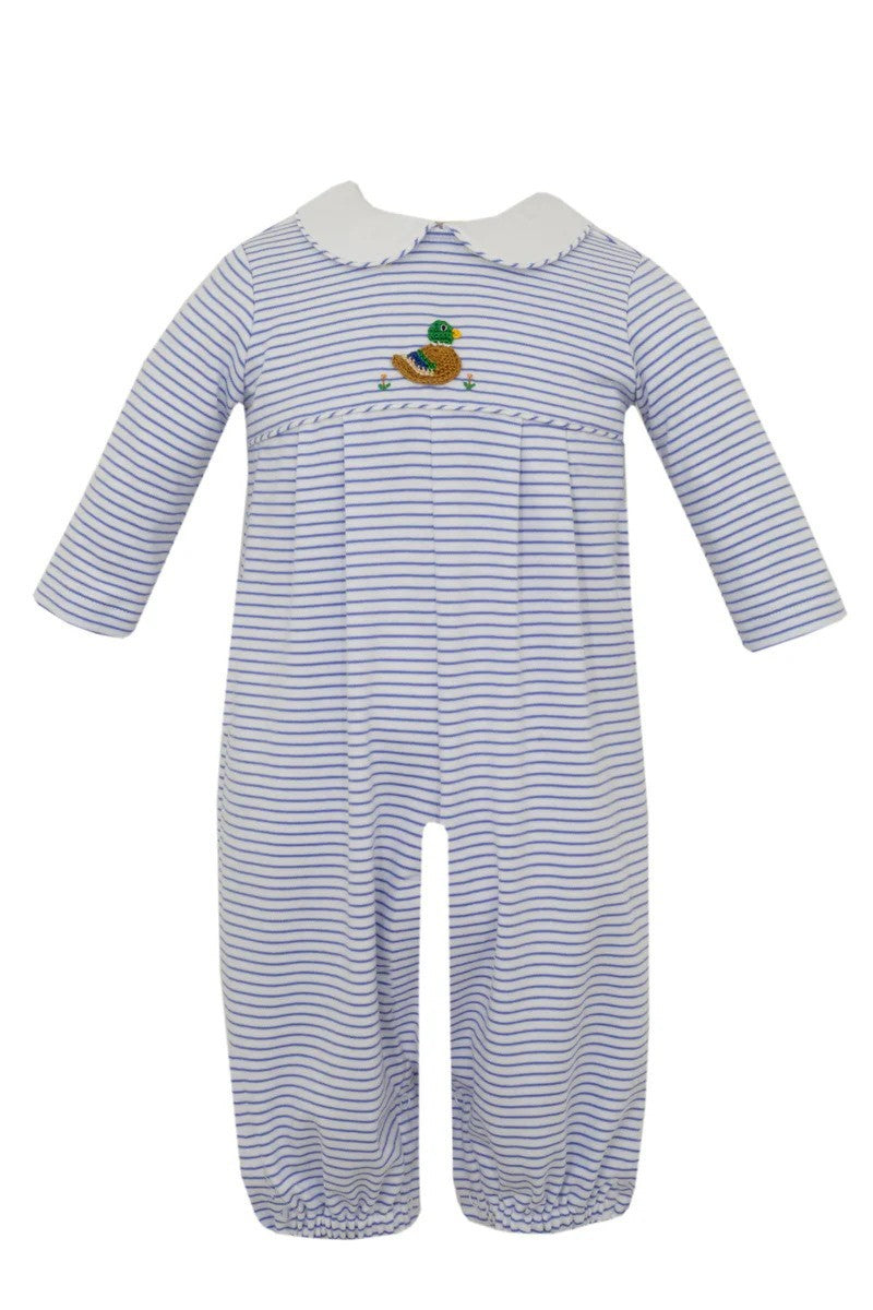 Petit Bebe Mallard Blue Stripe Long Bubble