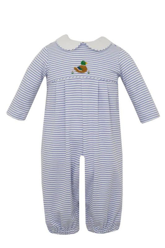 Petit Bebe Mallard Blue Stripe Long Bubble