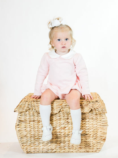 Milly Marie Girls Diamond Quilt Long Sleeve Bubble