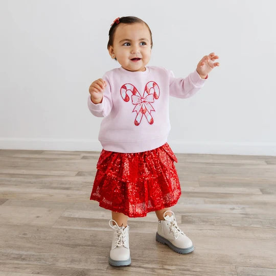 Sweet Wink Ruby Sequin Tutu Skirt