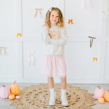 Sweet Wink Blush Bows Tutu Skirt