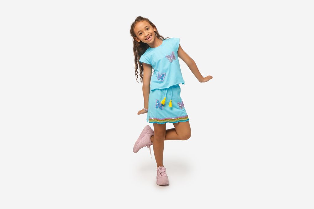 Haven Girl Butterfly Bliss Butterfly Mini Skirt