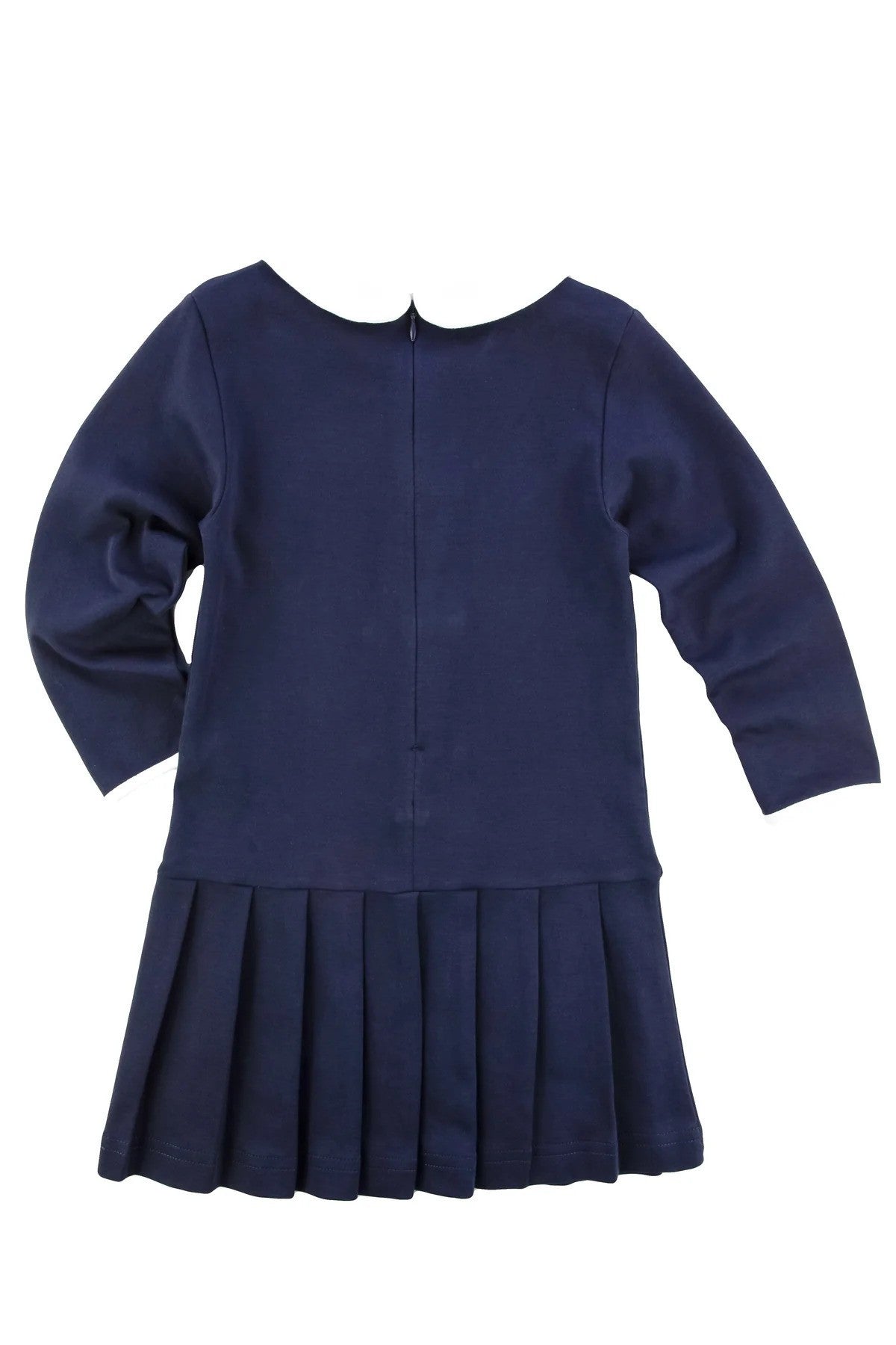 Florence Eiseman Knit Dress with Pleated Skirt & Bows