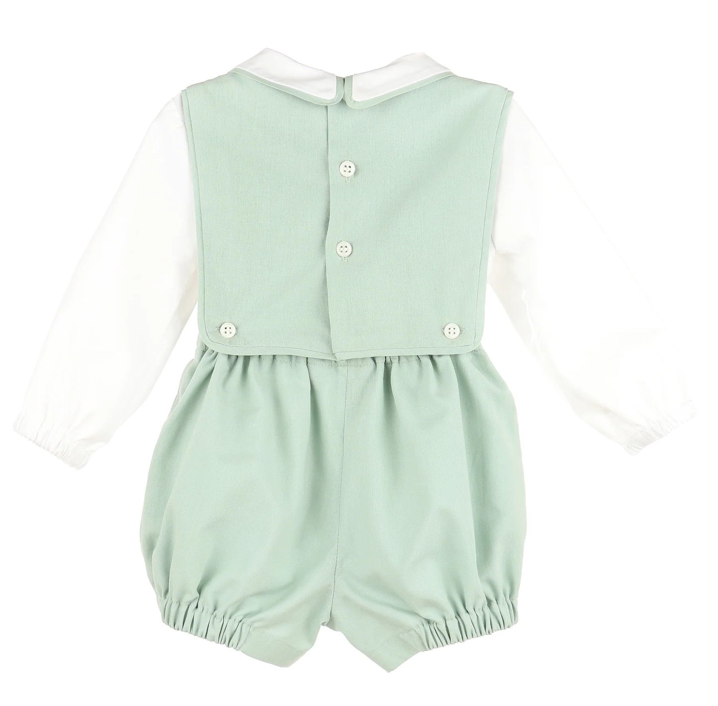 Sophie & Lucas Poplin Classics OG Overall Set Green