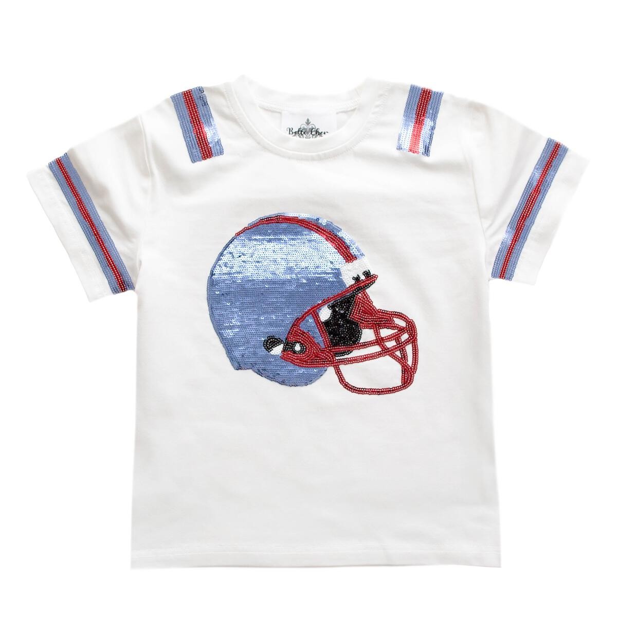 Belle Cher Light Blue & Red Helmet T-Shirt