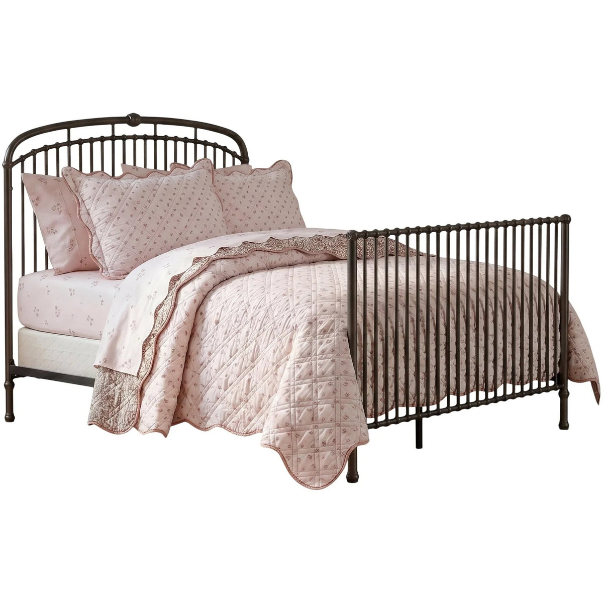 Westwood Metal Convertible Olivia 4-In-1 Crib- Oil Bronze