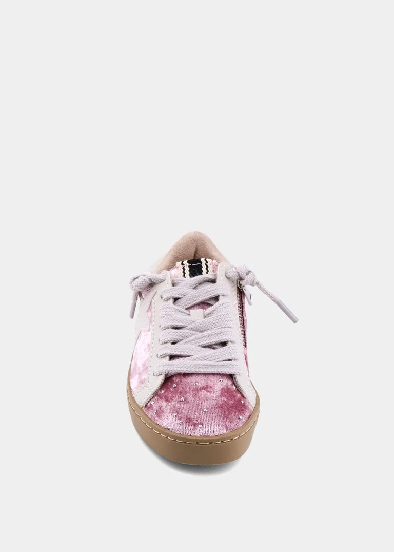 ShuShop Girls Paula Mini Sneaker - Rose Velvet