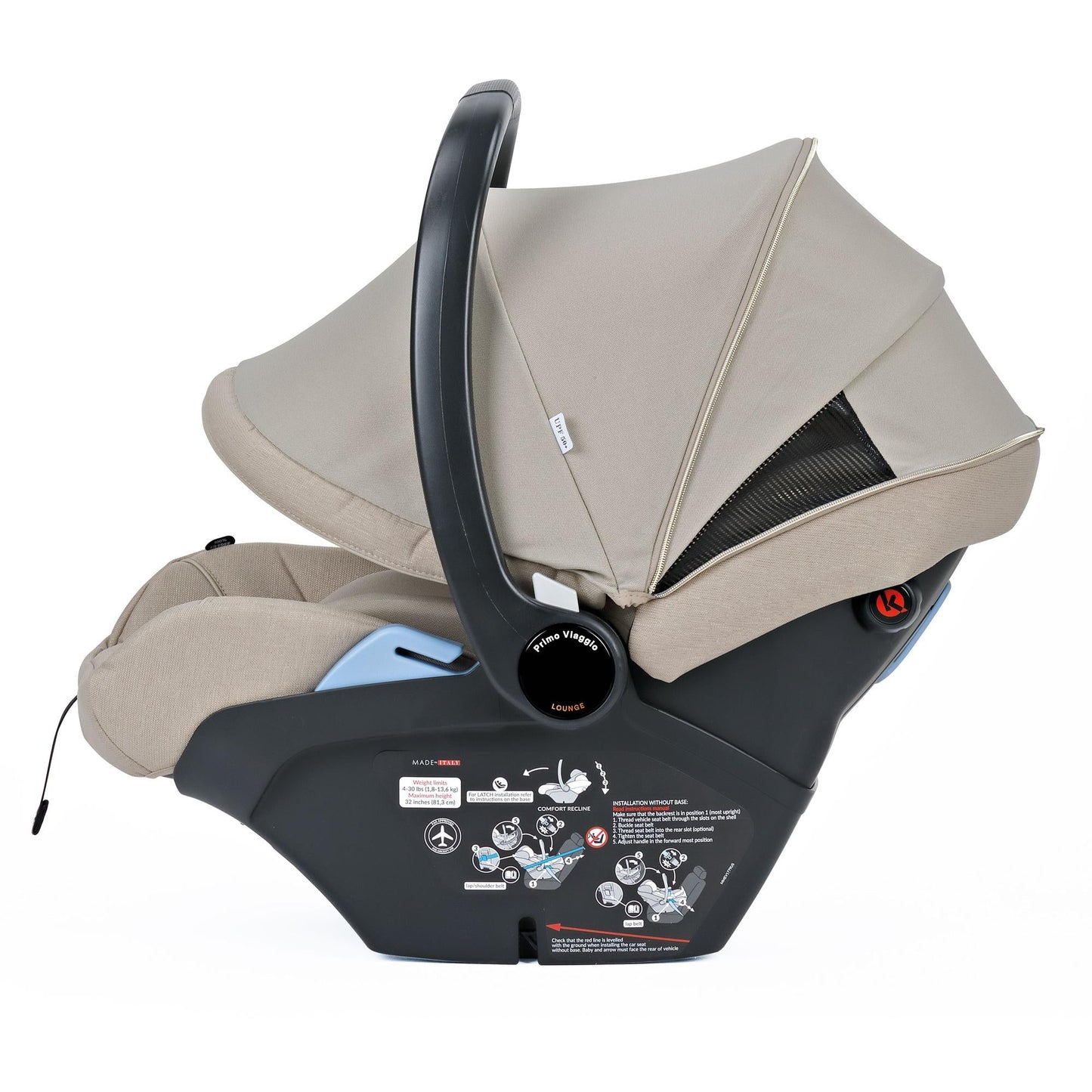PEGPEG Primo Viaggio Lounge Infant Car Seat + Load Leg BaseBabysupermarket