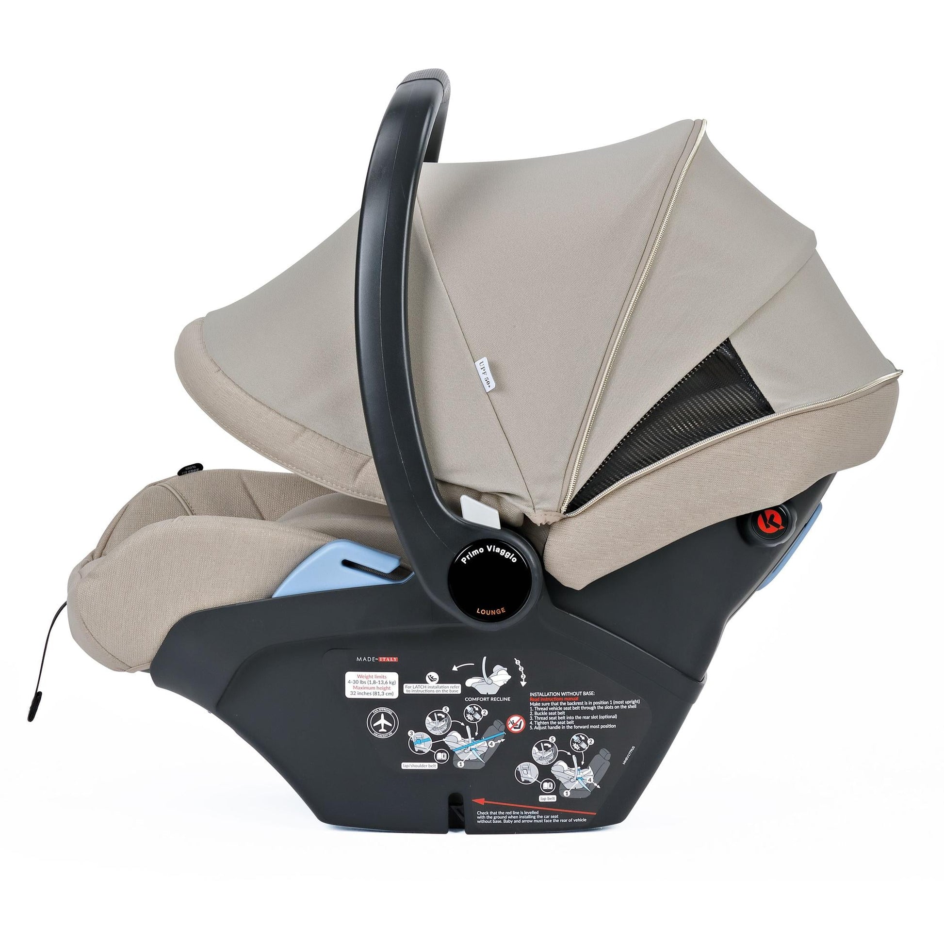 PEGPEG Primo Viaggio Lounge Infant Car Seat + Load Leg BaseBabysupermarket