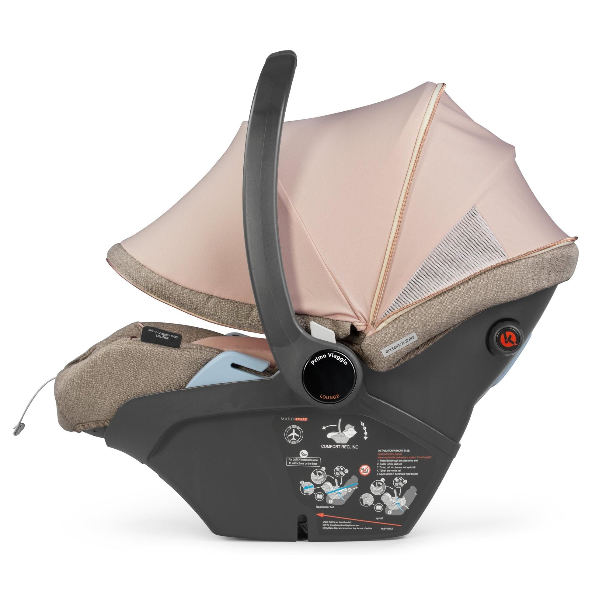 PEGPEG Primo Viaggio Lounge Infant Car Seat + Load Leg BaseBabysupermarket