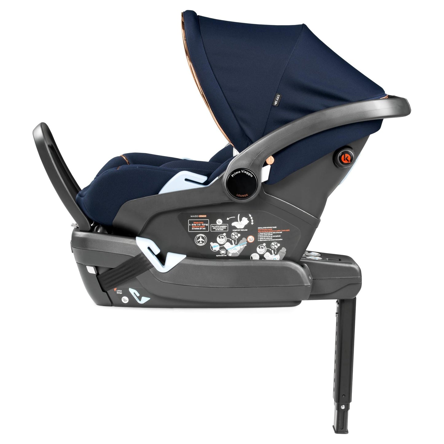 PEGPEG Primo Viaggio Lounge Infant Car Seat + Load Leg BaseBabysupermarket