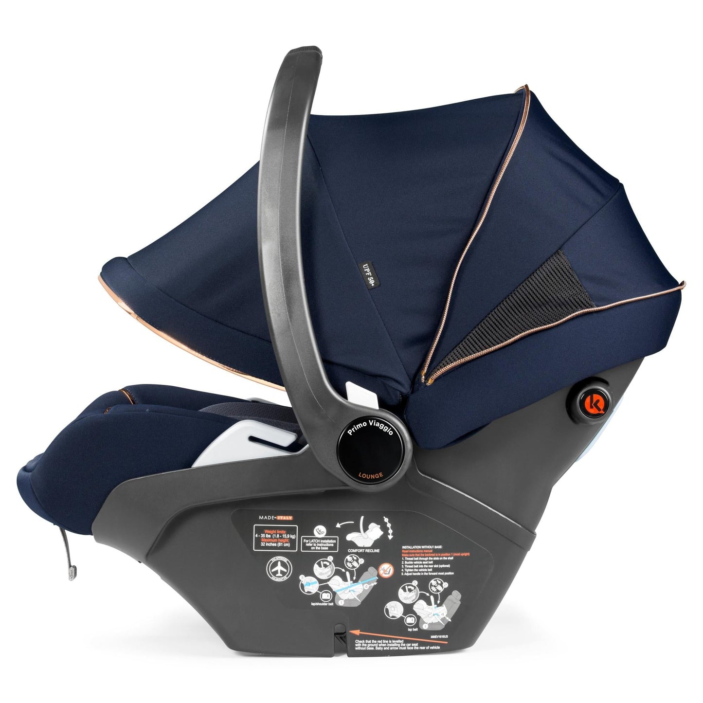 PEGPEG Primo Viaggio Lounge Infant Car Seat + Load Leg BaseBabysupermarket