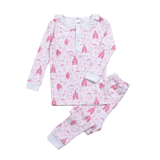 Baby Loren Princess and Tiaras Pima Two Piece Loungewear