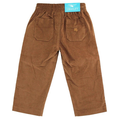 Bailey Boys Brown Cord Pull On Cord Pant