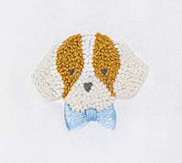 Milly Marie Boys Spotted Puppy Long Day Gown