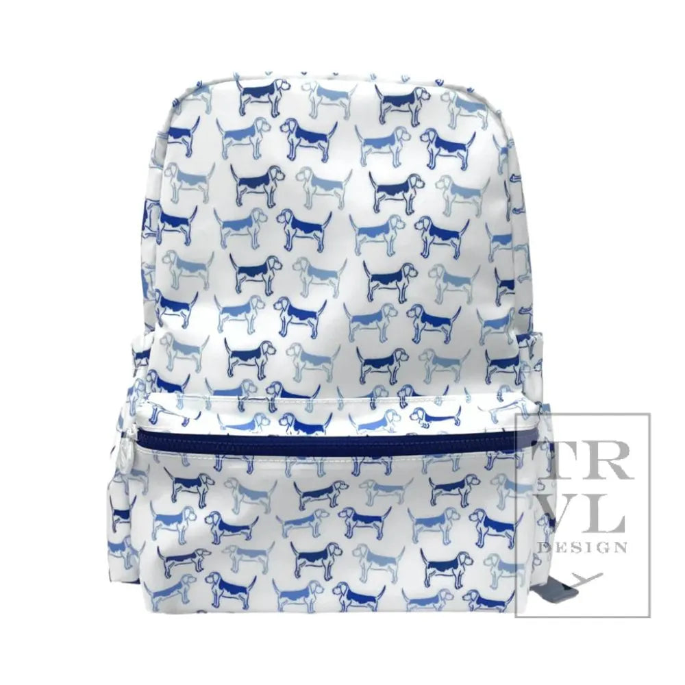 TRVL Design Backpacker - Backpack Puppy Love Blue babysupermarket