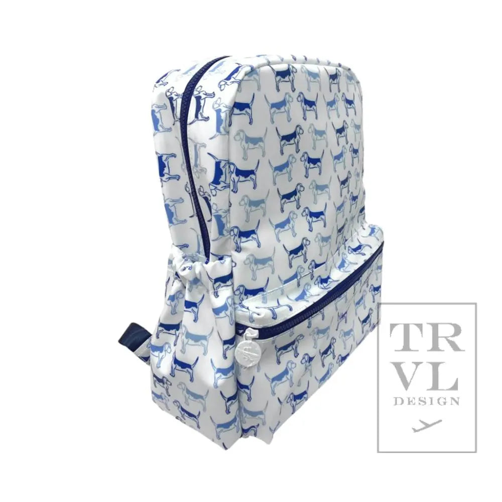 TRVL Design Backpacker - Backpack Puppy Love Blue babysupermarket