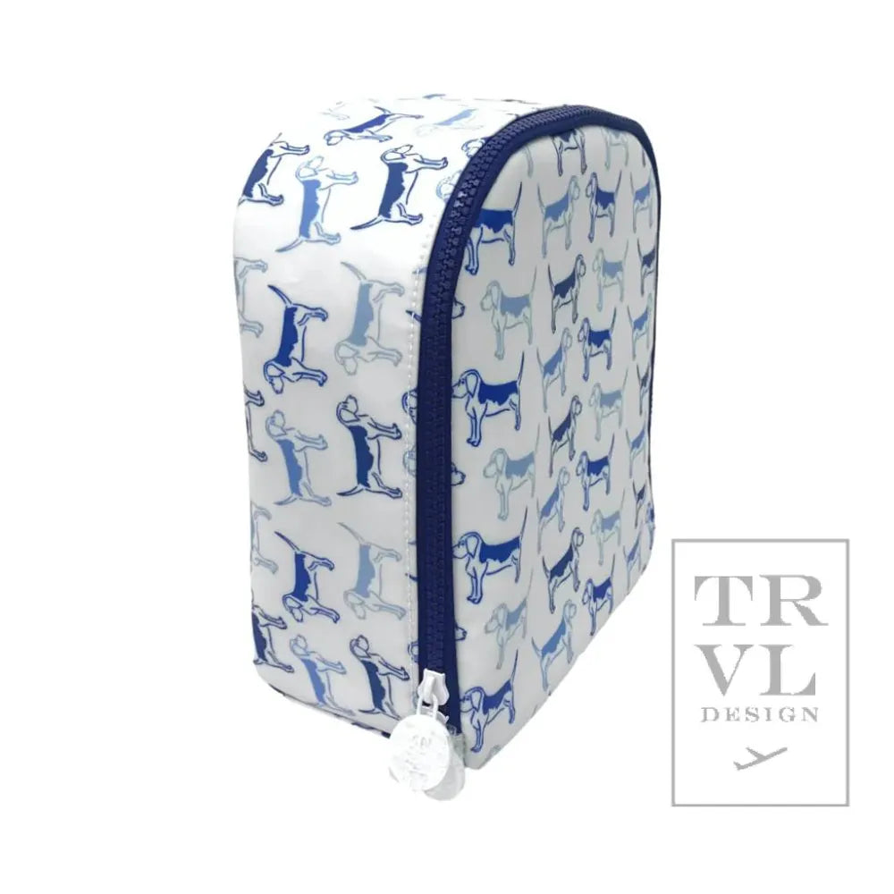 TRVL Design Bring It Lunch Bag - Puppy Love Blue babysupermarket