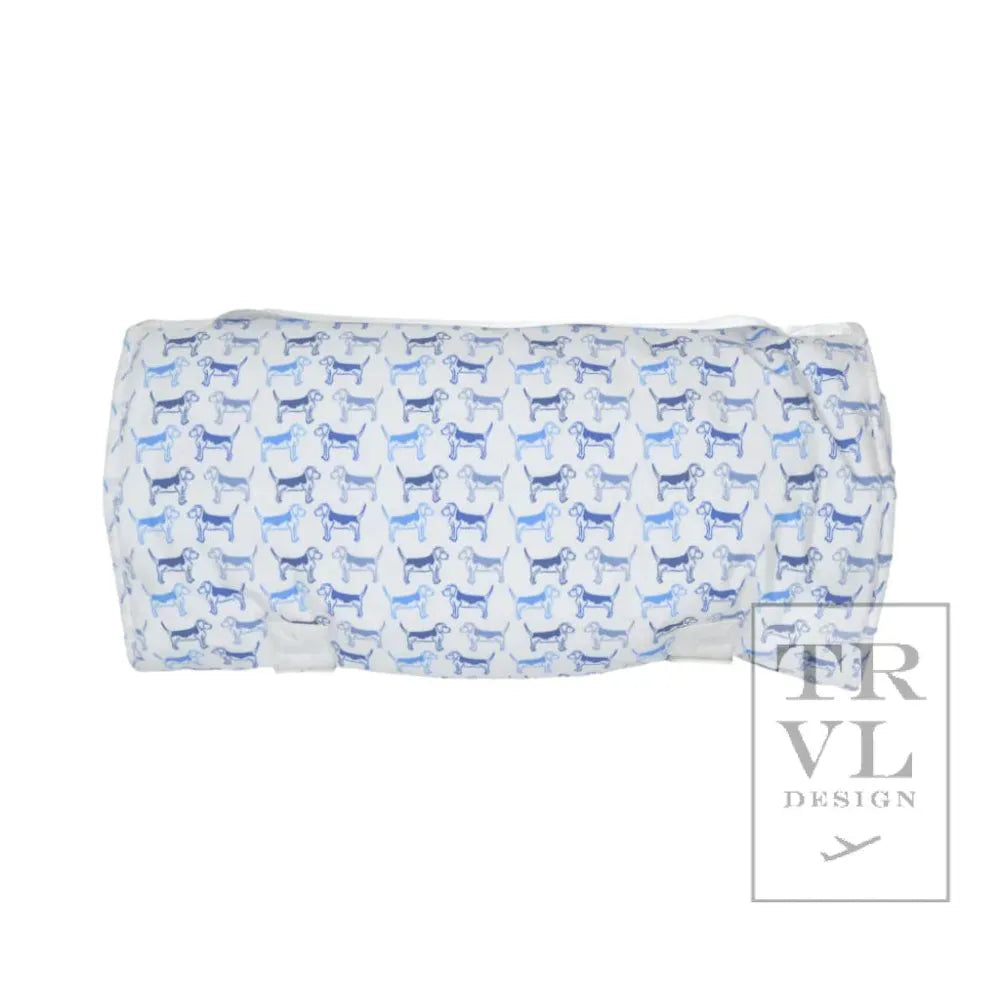 TRVL Design Nap Mat - Rest Up! Puppy Love Blue babysupermarket