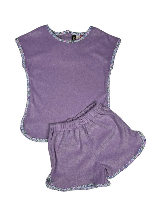 Banana Split Quinn Terry Skort Set - Lavender