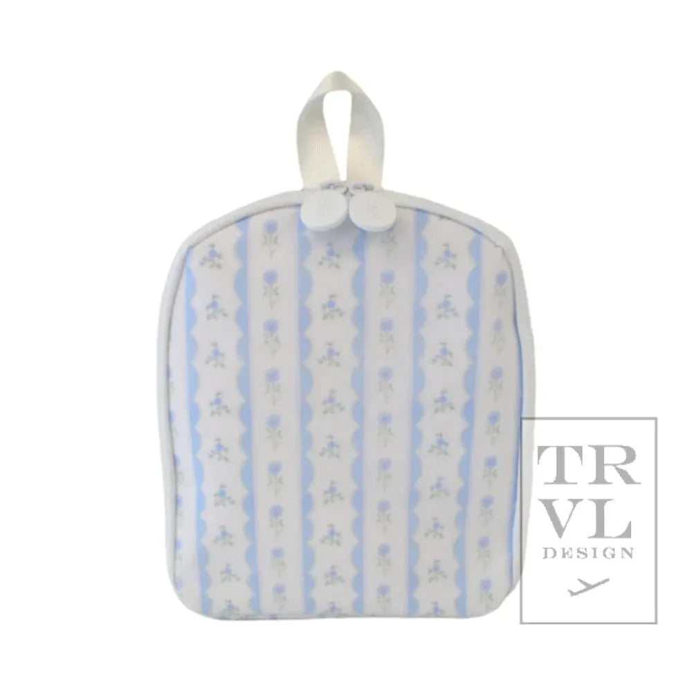 TRVL Design Bring It Lunch Bag - Ribbon Floral Blue