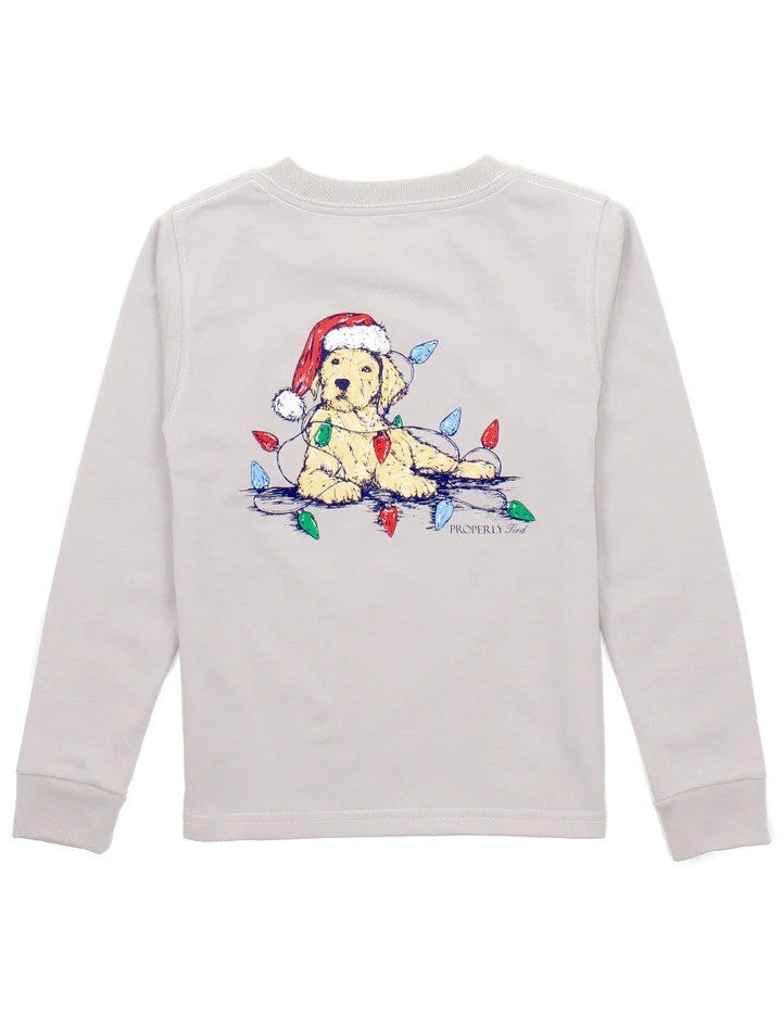 Properly Tied Santa Paws Long Sleeve T-Shirt