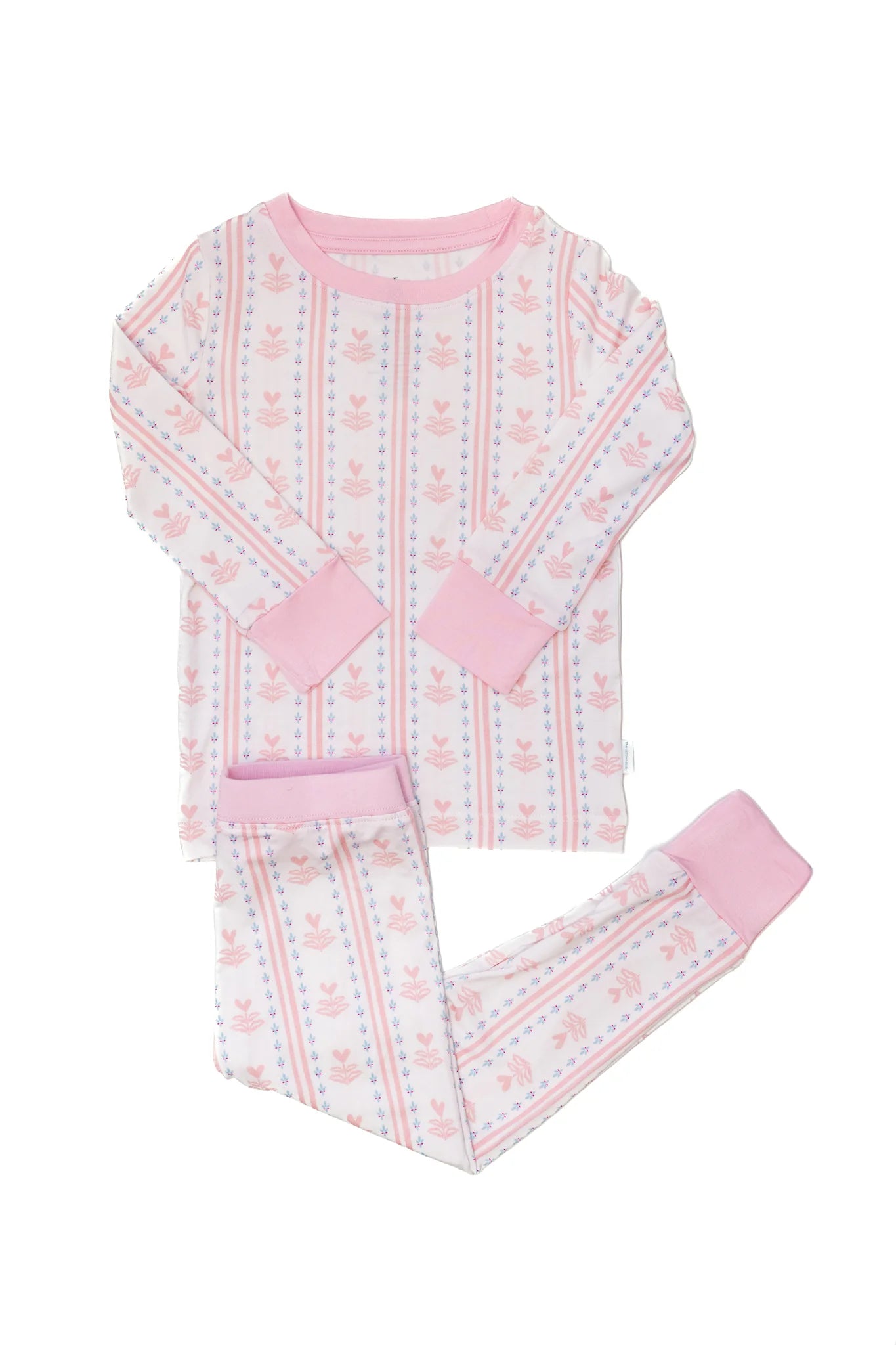 Nellie Howard Ossi X Uptown Baby Sweet Hearts Long Sleeve Pajamas