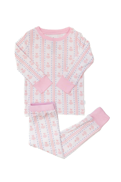 Nellie Howard Ossi X Uptown Baby Sweet Hearts Long Sleeve Pajamas