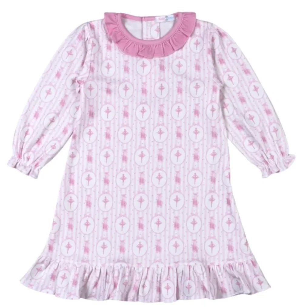 Baby Loren Girls Pink Ballerina Dress