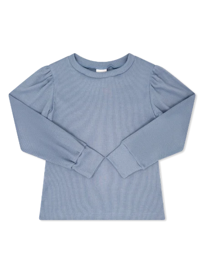 Set Proper Jane Blouse Long Sleeve - Bluebird Blue