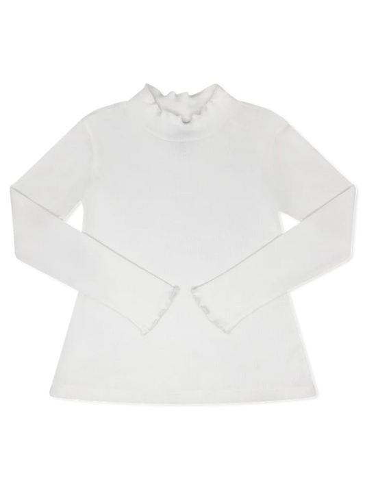Set Proper Remi Ribbed Turtleneck - Wells White