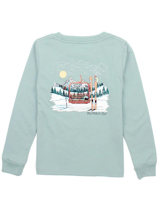 Properly Tied Ski Lift Long Sleeve T-Shirt