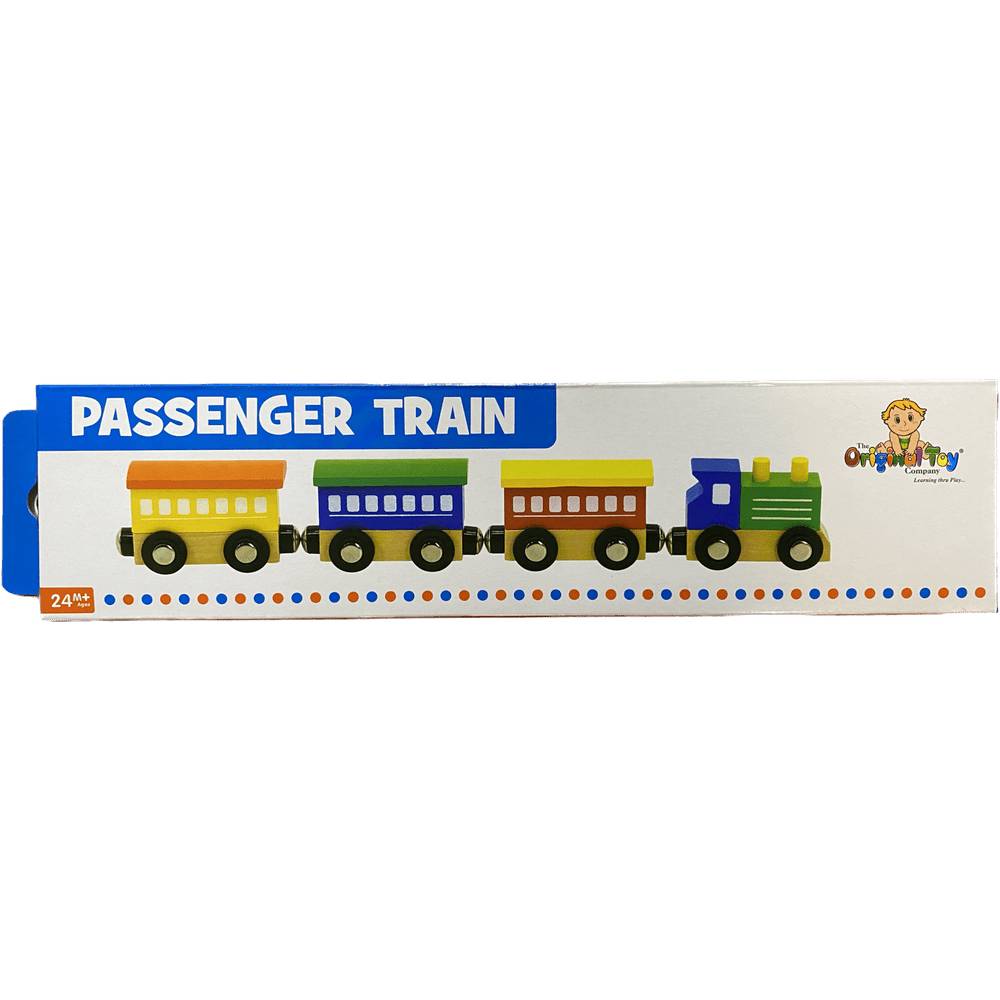 The Original Toy Company Passenger Wooden Train Set