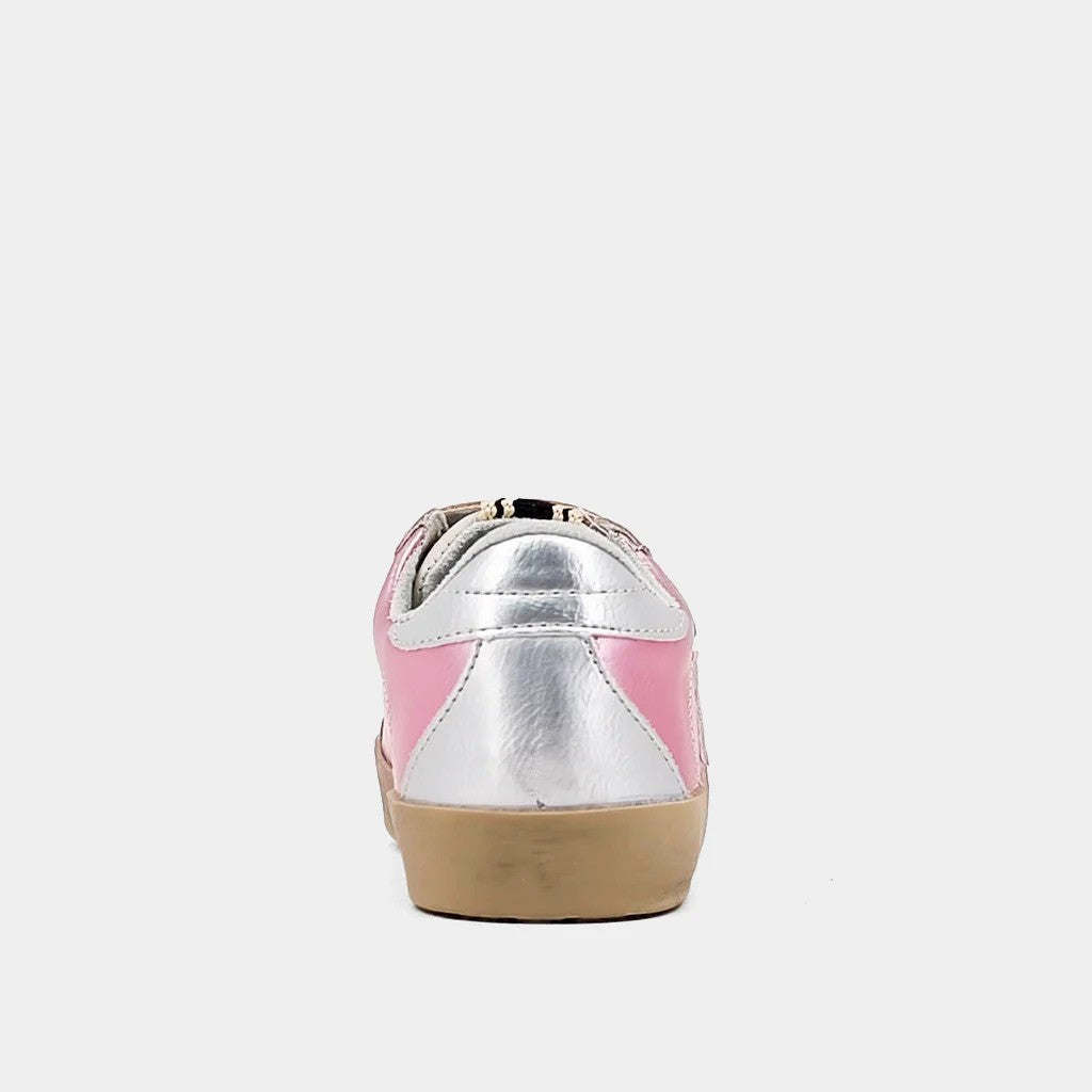 ShuShop Toddlers Sunny Sneaker Metallic Pink