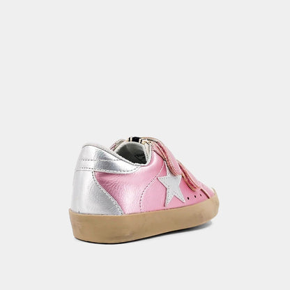 ShuShop Toddlers Sunny Sneaker Metallic Pink