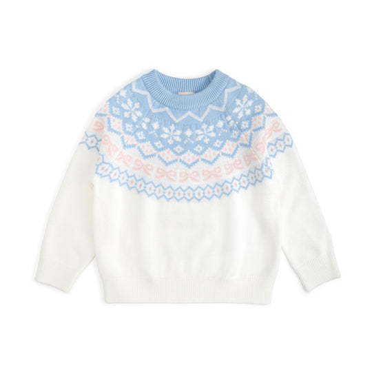 Sweet Wink Frost Fair Isle Sweater