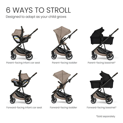 Britax Prism Full-Size Travel System with Willow S Infant Car Seat + Alpine Base
