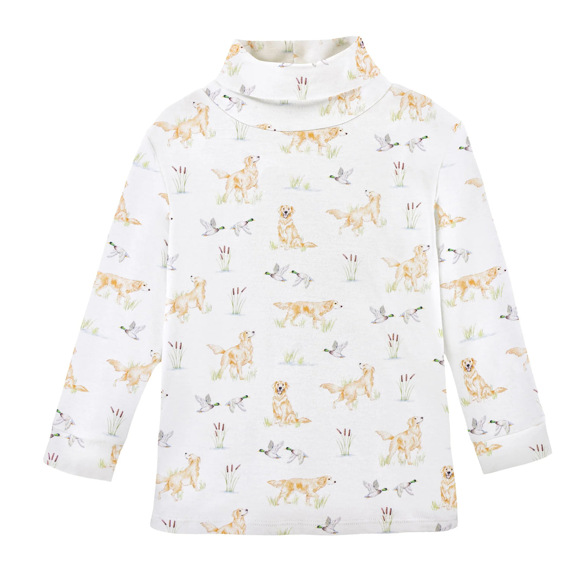 Baby Club Chic Goldens & Mallards Turtleneck