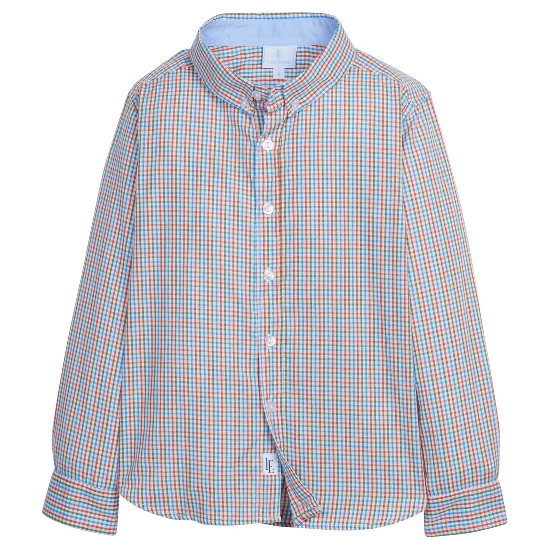 Little English Boys Button Down Shirt Teton Plaid