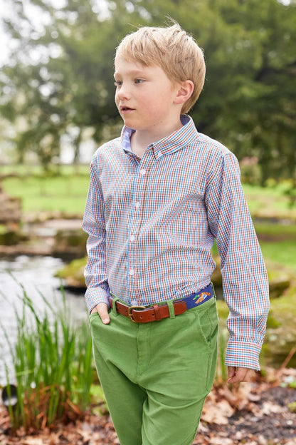 Little English Boys Button Down Shirt Teton Plaid