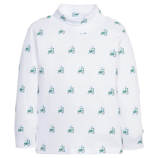 Little English Boys Printed Turtleneck Tractor