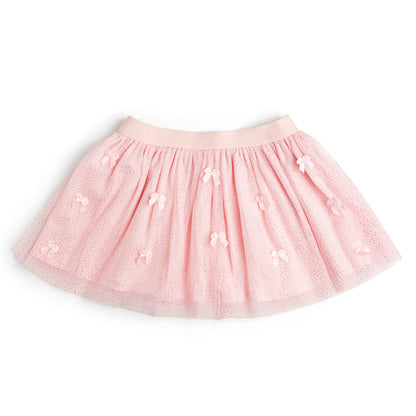 Sweet Wink Blush Bows Tutu Skirt