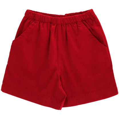 Bailey Boys Red Cord Elastic Waist Short