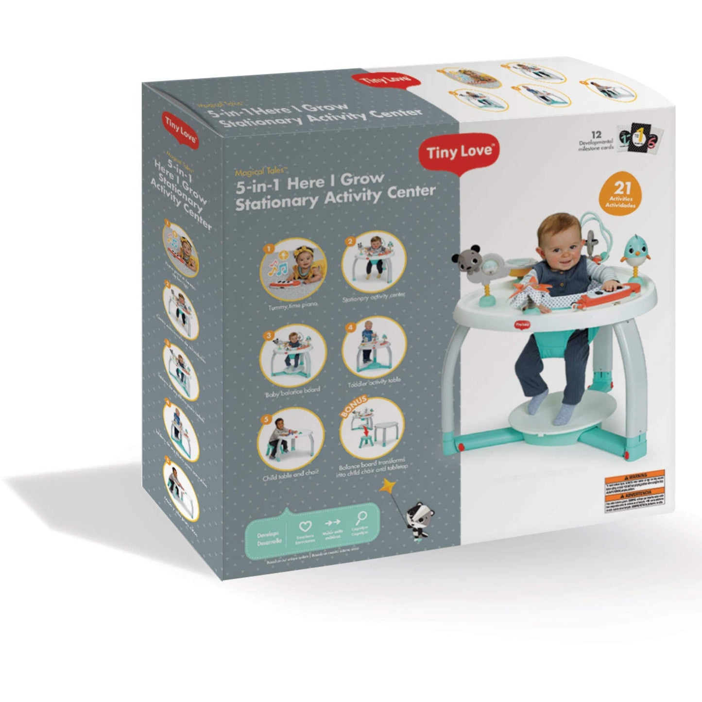 Tiny LoveTiny Love 5-in-1 Black & White Stationary Activity CenterBabysupermarket